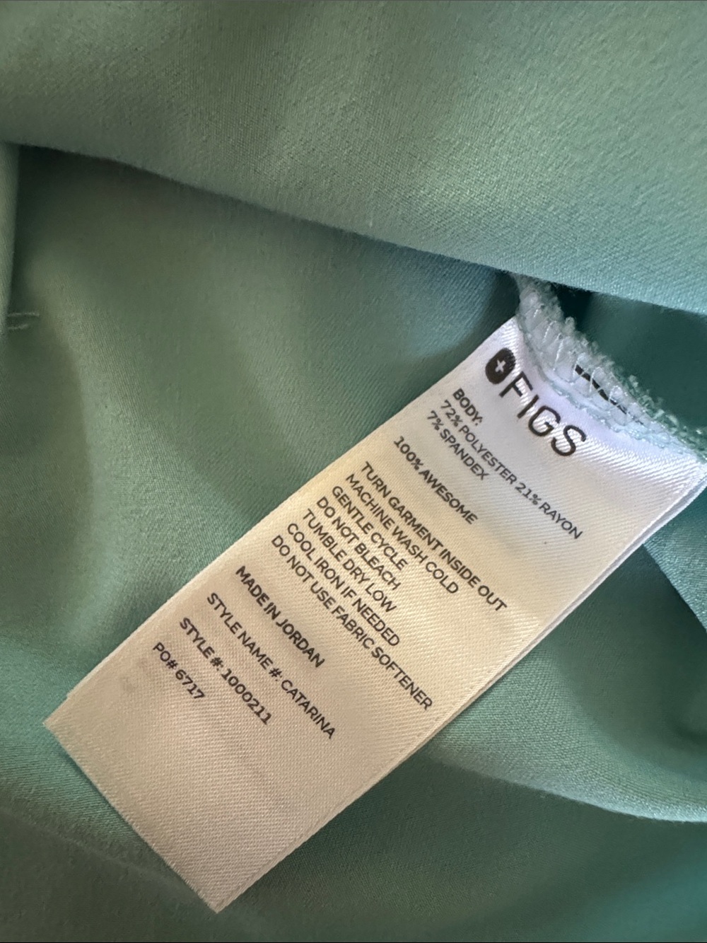 Figs Seaglass Catarina Scrub Top - Picture 2 of 2